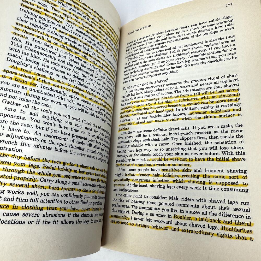 Beginning Bicycle Racing Fast Riding Fitness Competition Fred Matheny Book VTG - Picture 6 of 12